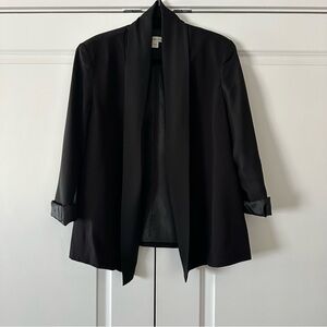 Coldwater Creek | Drape Collar Blazer Jacket | Petite 14